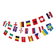 Confezione 4 Bandiere Europa